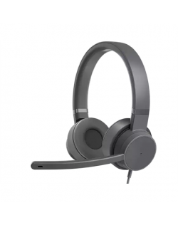 Lenovo Go Wired ANC Headset Built-in microphone, Over-Ear, Noise canceling, USB Type-C, Storm Grey