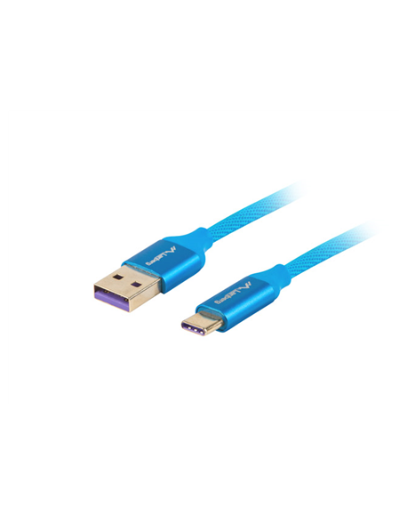 Lanberg Cable CA-USBO-21CU-0010-BL USB-A to USB-C, 1 m