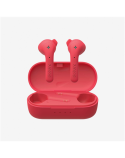 Defunc Earbuds True Basic Built-in microphone, Wireless, Bluetooth, Red