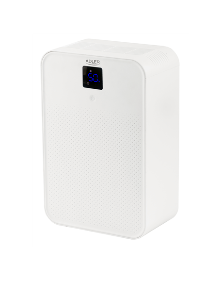 Adler Thermo-electric Dehumidifier AD 7860 Power 150 W, Suitable for rooms up to 30 m³, Water tank capacity 1 L, White