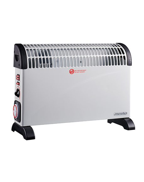 Mesko Convector Heater with Timer and Turbo Fan MS 7741w 2000 W, Number of power levels 3, White