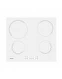 Candy Hob CH64CCW Vitroceramic, Number of burners/cooking zones 4, Touch, White