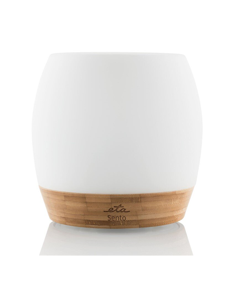 ETA Aroma diffusor Sento ETA263490000 12 W, Ultrasonic, Suitable for rooms up to 20 m², White/Wood, 800 g