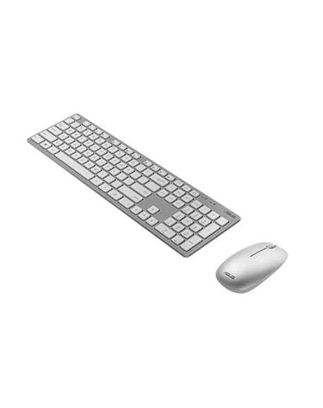 Asus W5000 Keyboard and Mouse Set, Wireless, Mouse included, RU, White