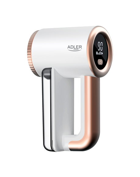 Adler Lint remover AD 9617 White/Gold, Rechargeable battery, 5 W