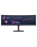 Lenovo ThinkVision P49w-30 49 ", IPS, 5120 x 1440, 32:9, 4 ms, 350 cd/m², Black, 1x Thunderbolt 4 Out, 1x Thunderbolt 4 In, 4x USB 3.2 Gen 1, 1x USB-C 3.2 Gen 1, 1x USB-B 3.2 Gen 1, 60 Hz, HDMI ports quantity 2