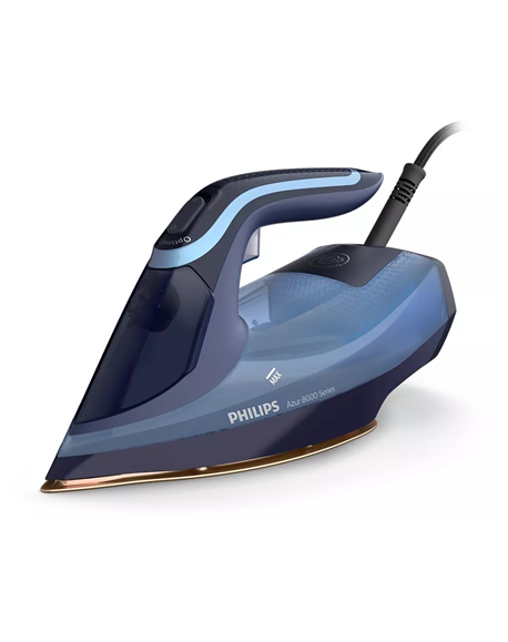 Philips DST8020/20 Azur 8000 Series Steam Iron, 3000 W, Water tank capacity 300 ml, Continuous steam 55 g/min, Light blue