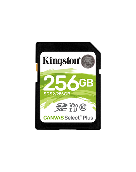 Kingston Canvas Select Plus - flash memory card - 256 GB - SDXC UHS-I