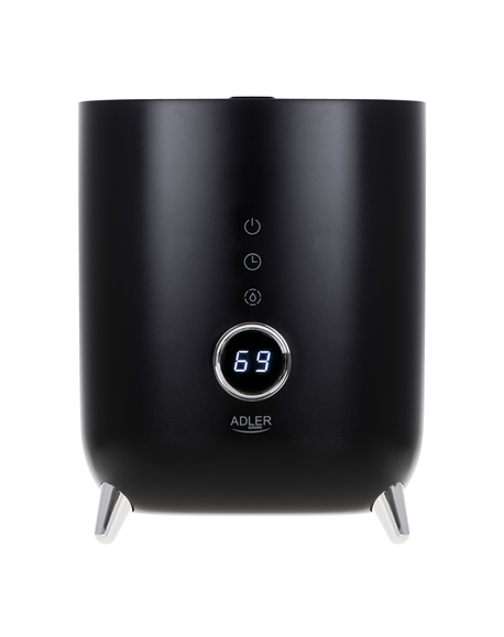 Adler AD 7972 Humidifier, 23 W, Water tank capacity 4 L, Suitable for rooms up to 35 m², Ultrasonic, Humidification capacity 150