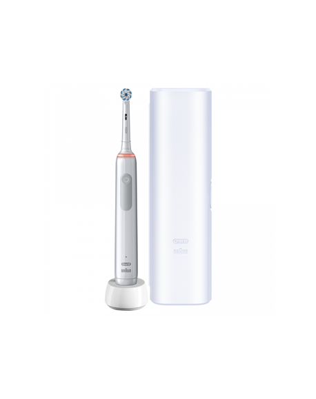 Oral-B Electric Toothbrush Pro3 3500 Sensitive Clean Rechargeable For adults Number of brush heads included 1 White Number of te