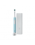 Oral-B Electric Toothbrush with Travel Case Pro Series 1 Rechargeable For adults Number of brush heads included 1 Caribbean Blue Number of teeth brushing modes 3