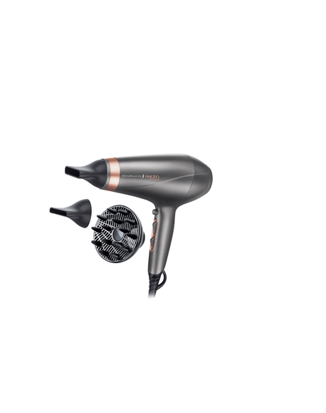 Remington Hair Dryer AC8820 2200 W Number of temperature settings 3 Ionic function Diffuser nozzle Silver