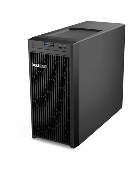 Dell PowerEdge T150 Tower Intel Pentium G6405T 3.5 GHz 4 MB 4T 2C 1x8 GB 1000 GB SATA Up to 4 x 3.5" No PERC iDRAC9 Basic No OS 