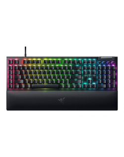 Razer BlackWidow V4 Mechanical Gaming Keyboard, Green Switch, Nordic Layout, Wired, Black Razer