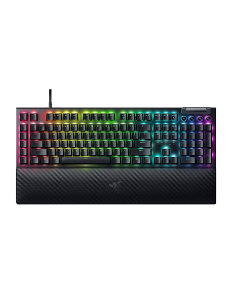 Razer BlackWidow V4 Mechanical Gaming Keyboard, Green Switch, Nordic Layout, Wired, Black Razer