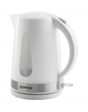 Gorenje Kettle K17WE Electric 2200 W 1.7 L Plastic + metal 360° rotational base White