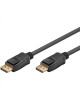 Goobay DisplayPort Connector Cable 1.4 Black DP to DP 2 m