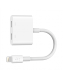 Belkin Lightning Audio + Charge RockStar Cable, 11.5 cm, White F8J198btWHT