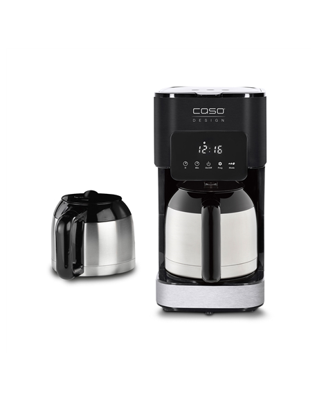 Caso Coffee Maker with Two Insulated Jugs Taste & Style Duo Thermo Drip 800 W Black/Stainless Steel