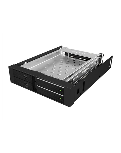 Icy Box IB-2227StS Storage Drive Cage for 2.5" HDD, Black Raidsonic