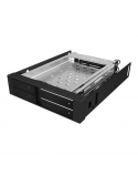 Icy Box IB-2227StS Storage Drive Cage for 2.5" HDD, Black Raidsonic