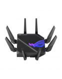 Asus Wifi 6 802.11ax Quad-band Gigabit Gaming Router ROG GT-AXE16000 Rapture 802.11ax 1148+4804+4804+48004 Mbit/s 10/100/1000 Mbit/s Ethernet LAN (RJ-45) ports 4 Mesh Support Yes MU-MiMO Yes No mobile broadband Antenna type External/Internal 1xUSB 3.2, 1x USB 2.0