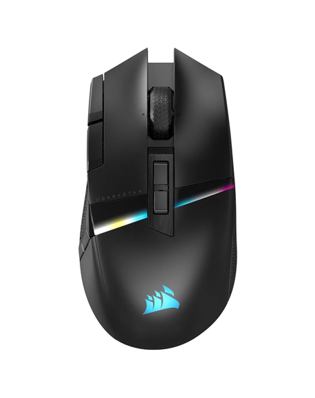 Corsair DARKSTAR RGB MMO Wireless Gaming Mouse 2.4GHz, Bluetooth, USB 2.0 Black