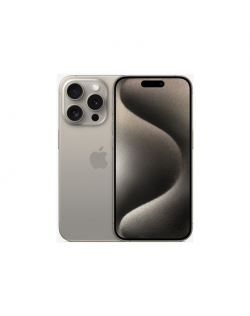 Apple iPhone 15 Pro Natural Titanium 6.1 " Super Retina XDR display with ProMotion Apple A17 Pro Internal RAM 8 GB 128 GB Dual S