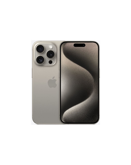 Apple iPhone 15 Pro Natural Titanium 6.1 " Super Retina XDR display with ProMotion Apple A17 Pro Internal RAM 8 GB 128 GB Dual S