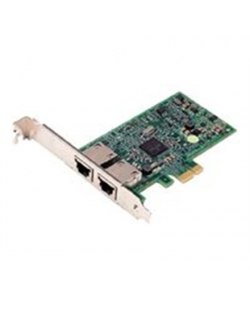 Dell Broadcom 5720 Dual Port 1GbE BASE-T Adapter, PCIe LP, Customer Kit, V2, FW RESTRICTIONS APPLY Dell