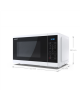 Sharp Microwave Oven YC-MS252AE-W Free standing 25 L 900 W White