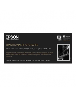 Epson Traditional Photo Paper (64" x 15 m) C13S045107 Photo Paper 300 g/m²