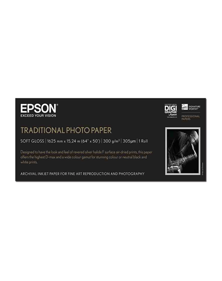 Epson Traditional Photo Paper (64" x 15 m) C13S045107 Photo Paper 300 g/m²