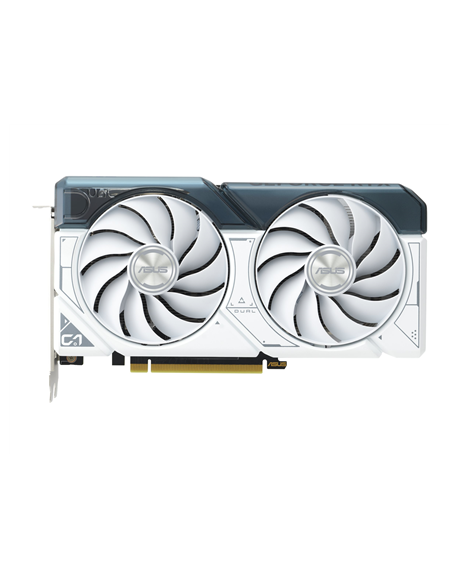 Asus DUAL-RTX4060-O8G-WHITE NVIDIA 8 GB GeForce RTX 4060 GDDR6 PCI Express 4.0 HDMI ports quantity 1 Memory clock speed 17000 MH