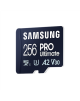 Samsung MicroSD Card with Card Reader PRO Ultimate 256 GB microSDXC Memory Card Flash memory class U3, V30, A2