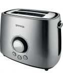 Gorenje Toaster T1000E Power 1000 W Number of slots 2 Housing material Metal Stainless Steel