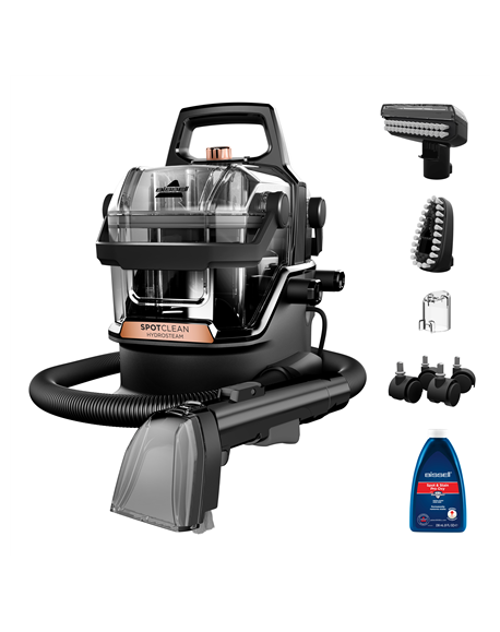 Bissell Portable Carpet and Upholstery Cleaner SpotClean HydroSteam Pro Corded operating Washing function - V 1000 W Black