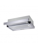 CATA Hood TFB-5160 X Telescopic Energy efficiency class C Width 59.5 cm 300 m³/h Mechanical CSLED Stainless steel