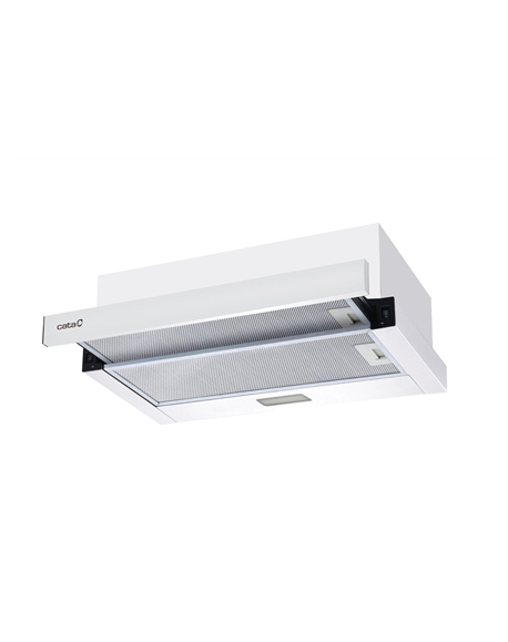 CATA Hood TFB-5160 WH Telescopic Energy efficiency class C Width 59.5 cm 300 m³/h Mechanical CSLED White