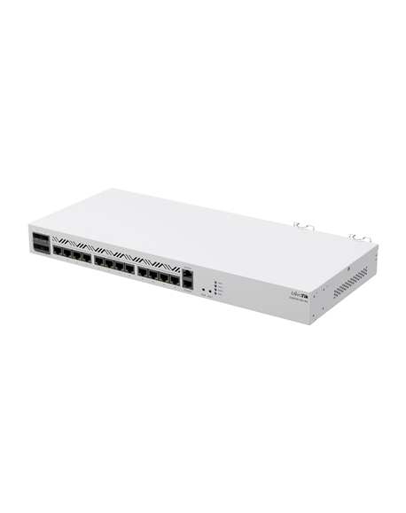 Mikrotik Cloud Core Router CCR2116-12G-4S+, 16-CORE 2 GHZ ARM CPU, 16 GB DDR4 RAM, 4x10G SFP+ ports, 13xGigabit LAN ports, 1x RJ