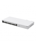 Mikrotik Cloud Core Router CCR2116-12G-4S+, 16-CORE 2 GHZ ARM CPU, 16 GB DDR4 RAM, 4x10G SFP+ ports, 13xGigabit LAN ports, 1x RJ45 Serial port, 1x M.2 slots, 16 core CPU, 16 GB RAM, Dual redundant power supply, RouterOS L6 MikroTik Cloud Core Router CCR2116-12G-4S+ Ethernet LAN (RJ-45) ports 13