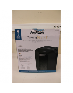 SALE OUT. Fellowes Powershred LX50 Cross-Cut Shredder Fellowes DAMAGED PACKAGING Warranty 24 month(s)