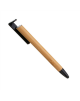 Fixed Pen With Stylus and Stand 3 in 1 Pencil Stylus for capacitive displays Stand for phones and tablets Bamboo