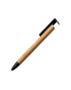 Fixed Pen With Stylus and Stand 3 in 1 Pencil Stylus for capacitive displays Stand for phones and tablets Bamboo