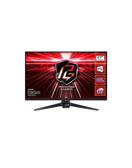 ASRock Gaming Monitor Phantom PG27FF1A 27 " IPS 1920 x 1080 pixels 16:9 1 ms 250 cd/m² Black 1 165 Hz HDMI ports quantity 2