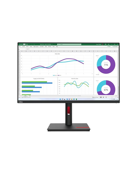 Lenovo ThinkVision T32h-30 31.5 IPS 2560x1440/16:9/350 nits/DP/HDMI/USB/Black/3Y Warranty Lenovo