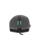 GENESIS Xenon 220 Gaming Mouse, 500 - 6400DPI, Wired, Black