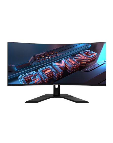 Gigabyte Gaming Monitor GS34WQC EU1 34 " VA 1 ms Black 135 Hz HDMI ports quantity 2