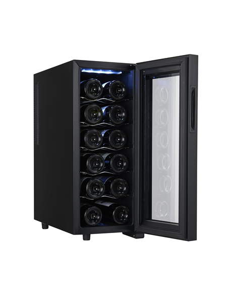 Adler Beverage Pantry AD 8083 Energy efficiency class G Free standing Bottles capacity 12 Black