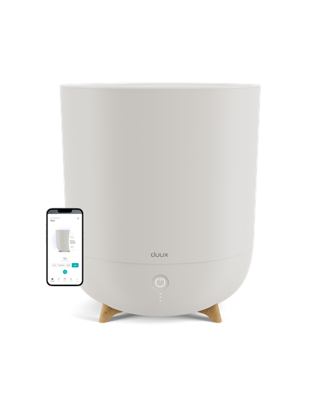 Duux Smart Humidifier Neo Water tank capacity 5 L Suitable for rooms up to 50 m² Ultrasonic Humidification capacity 500 ml/hr Gr